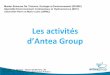 Master Sciences De l’Univers, Ecologie et Environnement (SDUEE) …ech.metis.upmc.fr/files/webfm/Cours/M1_Formation_metiers/... · 2015-09-17 · Les activités d’Antea Group