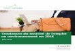 Tendances du marché de l'emploi en environnement en 2018€¦ · TENDANCES DU MARCH DE L'EMPLOI EN ENVIRONNEMENT EN 2018 5. Gestion des ressources naturelles 8 300 (+15 % depuis