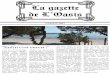La gazette de L’Oasis - Sud Corse Hôtellerie · de la vaisselle, du mobi-lier… et même des parte-naires, cela n’aura pas été de tout repos. Intempé-ries, recherche de maté-riel,
