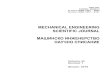 MECHANICAL ENGINEERING SCIENTIFIC JOURNAL МАШИНСКО … · Mech. Eng. Sci. J. is indexed/abstracted in INIS (International Nuclear Information System) . 1 Number of article: