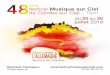 48ème édition du festival LES ARTISTES DU FESTIVAL...Elle est l’invitée de festivals comme la Biennale de Munich, les Wittener Tage für Neue Musik ou le Printemps de Heidelberg