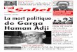 L’immortel Fabien N°1139 du vendredi 26 octobre 2018 Eboussi … · GRAND-NORD La mort politique de Garga Haman Adji L’immortel Fabien Eboussi Boulaga Lire l’hommage de Paul-Aarons