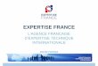 L’AGENCE FRANCAISE D’EXPERTISE TECHNIQUE ......Expertise France est l’opérateur de référence de l’expertise technique française Issue de la fusion le 1er janvier 2015 des