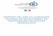Rapport de Jury 2016 - Vice-rectorat de Polynésie française · 2016-11-15 · 5 Rapport de jury CERPE Session 2016 M E M B R E S D U J U R Y D E D É L I B É R A T I O N PRÉSIDENT