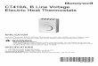 69-1963EFS - CT410A, B Line Voltage Electric Heat Thermostats...CT410A, B Line Voltage Electric Heat Thermostats APPLICATION Your new Honeywell Electric Heating Thermostat provides