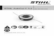 STIHL AutoCut C 3 2 · 2020-07-01 · étroitement les yeux, conformément à la norme ANSI Z87«+» (USA), EN166 (Europe) ou à la norme nationale spécifique. WICHTIGE SICHERHEITSANWEISUNGEN