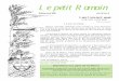 Le petit Romain - Saint-Pierre-les-Becquets, Quebecst-pierre-les-becquets.qc.ca/wp-content/uploads/2016/04/Avril-1-2016.pdfLe petit Romain - Avril 2016 5 5 Janvier 2016 2 Février