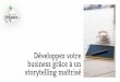 Développez votre business grâce à un storytelling maîtrisé · PDF file 2019-11-22 · À quoi peut vous servir ce storytelling ? Le storytelling est le liant de toute votre stratégie