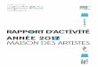 RAPPORT D’ACTIVITÉ ANNÉE 2017 MAISON DES ARTISTES d... · formation professionnelle (+ 2,57 %) 10,64 millions pour le RACD et le Raap LE RÉGIME DES ARTISTES AUTEURS (+ 22,22
