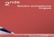 Section européenne Anglais - Deauville · 2019-11-01 · SECTION EURO La section Euro Anglais s’adresse à des élèves motivés, avec un bon niveau d’anglais et qui souhaitent