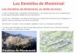 Les Dentelles de Montmirail - WordPress.com · 2019-05-21 · taillé la roche lui donnant une forme de dentelle. "Montmirail" : du latin "mons mirabilis" signifiant "mont ou montagne