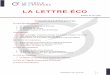 LA LETTRE ÉCO - cercledelepargne.comcercledelepargne.com/wp-content/uploads/2017/06/La... · Le Coin de l’Agenda économique et financier LE COIN DES STATISTIQUES. LETTRE ÉCO