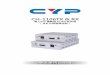 CH-1106TX & RXzh-tw.cypress.com.tw/admin/uploadfile/2013223024549-4LjD19.pdf · 4 6.2 接收器前面板與後面板 3 4 5 POWER 5V IR Receiver HDMI OUTPUT 1 2 VIDEO DDC CAT6 INPUT