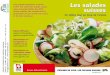 Une balade multicolore à travers Les salades Avec une ...nomadsystems2.net/Documents/AgriInfo/Les salades_2014.pdfSalades | Printemps-été 11 Chicorée rouge (Trévise) Saison Mai