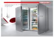 Réfrigérateurs et congélateurs autonomes - Miele...Porte-bouteilles à l'intérieur de la porte 1 1 1 Efficacité et durabilité Classe d’efficacité énergétique A+ A+ A++ Consommation