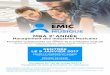 MBA 2 ANNÉE - EMIC Parisemic-paris.com/wp-content/uploads/2016/09/EMIC_BROCHURE... · 2016-10-06 · RENTRÉE LE 9 JANVIER 2017 COURS LE VENDREDI ET SAMEDI du 9 Janvier 2017 au 1er