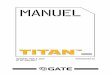 ManuelMANUEL Nous vous félicitons pour votre achat de TITAN, premier système « drop-in » au monde qui contrôle les répliques d'airsoft AEG et est équipé de huit senseurs optiques