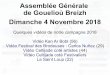 Assemblée Générale de Gouelioù Breizh Dimanche 4 Novembre … · Association GOUELIOU BREIZH Fédération des fêtes et festivals culture bretonne Le Bilan au 30/09/18 2017/2018