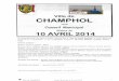 Bienvenue sur le site de la ville de Champhol · Vu la délibération n02009-175 du Conseil Municipal en date du 14 décembre 2009 délégant à Monsieur le Maire le pouvoir de prendre