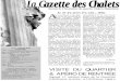 La Gazette des Chalets Repas 2009...La Gazette des Chalets Repas 2009 2 C’était le 19 juin, rue de la Concorde (1). Après l’apéritif, devant le café, trois orchestres ont animé