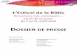 L’Estival de la âtie - Loire · Un festival d’ats vivants; une passerelle vers la culture proposée par le Conseil général de la Loire Du 2 au 31 juillet 2014 se tient la quatrième