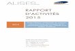 RAPPORT D’ACTIVITÉS 2015 - ALISES · 2020-02-11 · Rapport d’activités 2015 Page 6 Chapitre 3 : prises en charge 2015 et données épidémiologiques 60 patients sont entrés