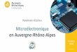 Microélectronique en Auvergne-Rhône-Alpes · Microélectronique en Auvergne-Rhône-Alpes –Octobre 2019 2 PRÉAMBULE Ce panorama, réalisé par le service Intelligence Economique