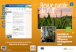 Revue rurale...des institutions de l’Union européenne. La Revue rurale de l’UE est publiée en six langues officielles (DE, EN, ES, FR, IT, PL). Manuscrit finalisé en novembre
