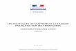 LES POLITIQUES DE MAÎTRISE DE LA LANGUE FRANÇAISE SUR … · 2017-10-02 · CESER Ile-de-France Maîtrise de la langue française en Ile-de-France : état des lieux et propositions
