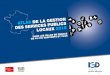 des services publics - Villes de France complet... · atlas de la gestion des services publics locaux 2015 • LES VILLES DE PLUS DE 40 000 HABITANTS ... des déchets, transports