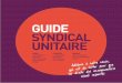 GUIDE SYNDICAL UNITAIRE - Solidarité Laïque · 2016-11-14 · de Travail sur l’Éducation et la Formation, composé de personnes recrutées par l’exécutif dans le cadre de