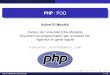 PHP : POOClasse PHP Commenc¸ons par creer un nouveau projet´ PHP sous Eclipse Allez dans File > New > PHP Project Remplissez le champ Project name avec cours-poo puis cliquer sur