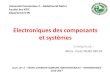 Electroniques des composants et systèmesdbenmerzoug.e-monsite.com/medias/files/composant-chap4.pdf · 2017-01-07 · •Un microprocesseur est un circuit intégré complexe ... Schéma