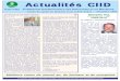 1 Actualités CIID decembre 2009 Actualités CIID · sur la Modernisation des Services d’Irrigation (GT-MSI) et Observateur du Groupe de Travail Régional Asiatique (GTRAS). 2 Actualités