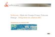 Sofrecom, filiale du Groupe France Telecom Orange ... · Contrat signé le 31 décembre 2008 Adaptation et intégration de G.vision, solution SIG chez l’opérateur historique Togo