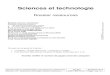 Sciences et technologie Epreuve : E2 â€“ Sciences et technologie (Dossier ressources ) Code :1606 PC