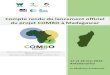 Compte rendu du lancement officiel du projet COMBO à ...combo-africa.org/wp-content/uploads/2016/06/COMBO... · pratiques en la matière (BERD, AFD, etc). es pinipes et no mes ont