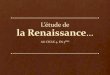 Lâ€™أ©tude de la Renaissance - Histoire et gأ©ographiehistoire-geo.ac- La Renaissance dans les fiches