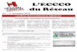 L’ECCCO du Réseau · 2020-06-22 · L’activité du Réseau Salariat en 2018, c’est plus de 140 manifestations auxquelles ont participé ses membres en France, Belgique et Suisse