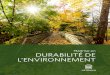 Maîtrise en DURABILITÉ DE L’ENVIRONNEMENT€¦ · diplômés à comprendre les grands enjeux de durabilité environnementale grâce à une approche concrète de l’éducation
