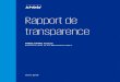 Rapport de transparence · 1053 Les Berges du Lac Tunis (matricule fiscal 810663T/A/M/000, Registre du Commerce : B 148992002) ci-après désignée "la société". FMBZ KPMG TUNISIE