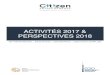 ACTIVITÉS 2017 & PERSPECTIVES 2018 · 2019. 4. 16. · Prix Jeune Entrepreneure d'avenir 2017 avec l’OFQJ Sélection de la délégation française se rendant au G20 YEA à Berlin
