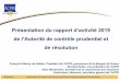 Présentation du rapport d’activité 2019 de l’Autorité …...2020/05/28  · Italie Allemagne Royaume-Uni France Alain Ménéménis, président de la commission des sanctions