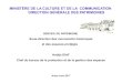 MINISTÈRE DE LA CULTURE ET DE LA COMMUNICATION …€¦ · La loi réformant le droit du patrimoine permet aujourd'hui de répondre aux engagements de la France vis-à-vis de l'UNESCO