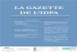 LA GAZETTE - EFB 26 - Juin 2017.pdfGazette de l’IDPA n 26| Juin 2017 3 CE. 7/2e, 17 mars 2017, M. Perez, Ordre des avocats de Paris, n 403768-403817 - Par un arrêt rendu le 17 mars