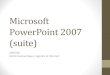 Microsoft PowerPoint 2007 (suite)gdac2.uqam.ca/~landry/INF0326/Presentations/15_  · PDF file Révision pour examen final •Tableurs – Excel •Formules et fonctions •Passer