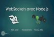 WebSockets avec Node · 2016. 6. 2. · Connexion ouverte Handshake Qu’est-ce que les WebSockets ? 3 Messages Bi-directionnels Fermeture du canal Client Serveur Connexion ouverte