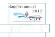 Rapport annuel 2017 · Commission du français langue maternelle (CFLM) L’AQPF est membre de la ommission du français langue maternelle (FLM). J’agis comme présidente de la