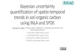 Bayesian uncertainty quantification of spatio-temporal ... · Bayesian uncertainty quantification of spatio-temporal trends in soil organic carbon using INLA and SPDE Nicolas P.A