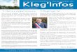LETTRE D’INFORMATIONS DE LA VILLE DE CLÉGUÉREC (56) …cleguerec.fr/wp-content/uploads/2020/06/2020_05-KLEG-INFOS-Juin … · CARIMALO Morgan GUÉGAN Claude HAMONIC Marc PERRET